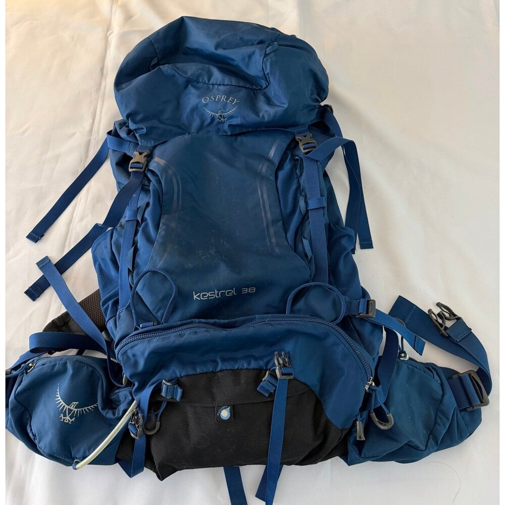 Osprey Kestrel 38L XL Backpack,Hiking, Camping, Backpacking Atlas Blue